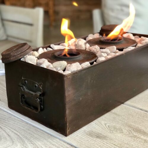 Fogón Cajón Chapa Óxido